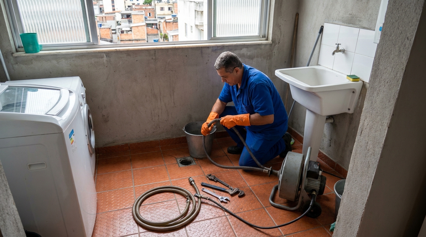 Limpeza Profunda de Ralos no Conjunto Fabiana, Goiânia‑GO