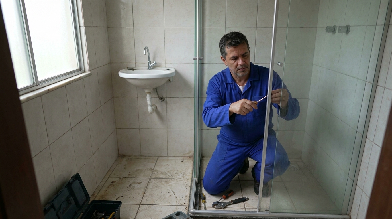Troca de Roldanas e Trilhos em Goiânia‑GO